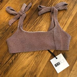 NWT Beach Riot Avalon Bikini Top size L